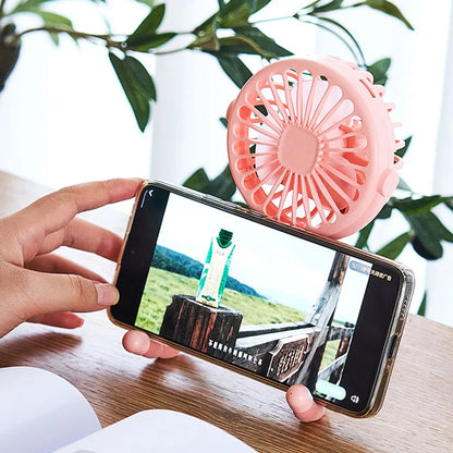 Baby Stroller Fan with Flexible Tripod Portable Handheld Fan USB Charging Mini Desk Cooling Fan 500mAh for Baby Stroller Student